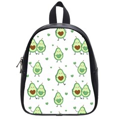 Cute-seamless-pattern-with-avocado-lovers School Bag (small) by uniart180623