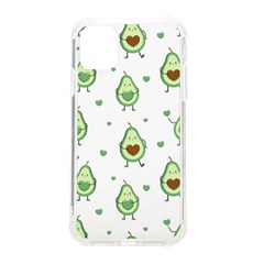 Cute-seamless-pattern-with-avocado-lovers Iphone 11 Tpu Uv Print Case by uniart180623