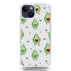 Cute-seamless-pattern-with-avocado-lovers Iphone 14 Tpu Uv Print Case by uniart180623