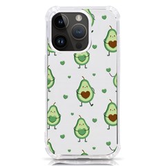 Cute-seamless-pattern-with-avocado-lovers Iphone 14 Pro Tpu Uv Print Case by uniart180623