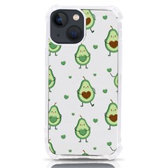 Cute-seamless-pattern-with-avocado-lovers Iphone 13 Mini Tpu Uv Print Case by uniart180623