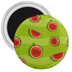 Seamless-background-with-watermelon-slices 3  Magnets by uniart180623