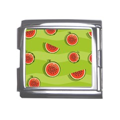 Seamless-background-with-watermelon-slices Mega Link Italian Charm (18mm) by uniart180623