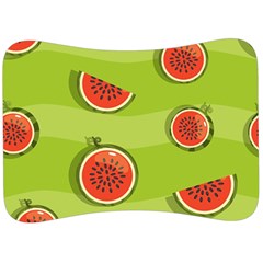 Seamless-background-with-watermelon-slices Velour Seat Head Rest Cushion by uniart180623