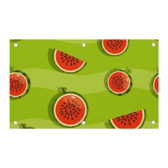 Seamless-background-with-watermelon-slices Banner And Sign 5  X 3 