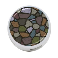 Cartoon-colored-stone-seamless-background-texture-pattern - 4-port Usb Hub (two Sides) by uniart180623