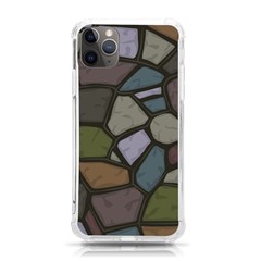 Cartoon-colored-stone-seamless-background-texture-pattern - Iphone 11 Pro Max 6 5 Inch Tpu Uv Print Case by uniart180623