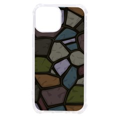 Cartoon-colored-stone-seamless-background-texture-pattern - Iphone 13 Mini Tpu Uv Print Case by uniart180623