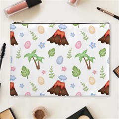 Cute-palm-volcano-seamless-pattern Cosmetic Bag (xl) by uniart180623