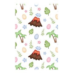 Cute-palm-volcano-seamless-pattern Shower Curtain 48  X 72  (small) 