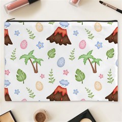 Cute-palm-volcano-seamless-pattern Cosmetic Bag (xxxl) by uniart180623