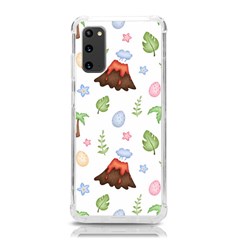 Cute-palm-volcano-seamless-pattern Samsung Galaxy S20 6 2 Inch Tpu Uv Case by uniart180623