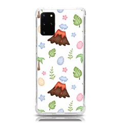 Cute-palm-volcano-seamless-pattern Samsung Galaxy S20plus 6 7 Inch Tpu Uv Case by uniart180623