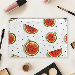 Seamless-background-pattern-with-watermelon-slices Cosmetic Bag (large) by uniart180623