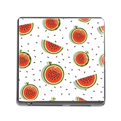 Seamless-background-pattern-with-watermelon-slices Memory Card Reader (square 5 Slot) by uniart180623