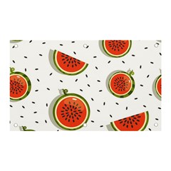 Seamless-background-pattern-with-watermelon-slices Banner And Sign 5  X 3  by uniart180623