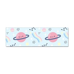 Cute-planet-space-seamless-pattern-background Sticker (bumper) by uniart180623