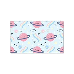 Cute-planet-space-seamless-pattern-background Sticker Rectangular (10 Pack) by uniart180623