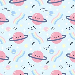 Cute-planet-space-seamless-pattern-background Play Mat (rectangle) by uniart180623