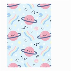 Cute-planet-space-seamless-pattern-background Small Garden Flag (two Sides) by uniart180623