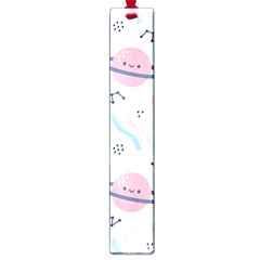 Cute-planet-space-seamless-pattern-background Large Book Marks by uniart180623