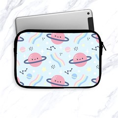 Cute-planet-space-seamless-pattern-background Apple Ipad Mini Zipper Cases by uniart180623