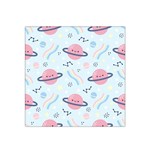 Cute-planet-space-seamless-pattern-background Satin Bandana Scarf 22  x 22  Front