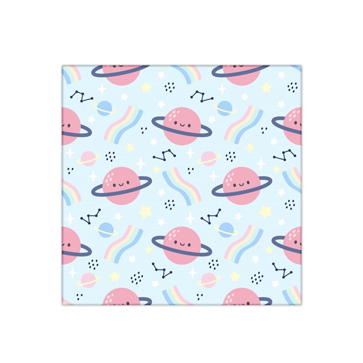 Cute-planet-space-seamless-pattern-background Satin Bandana Scarf 22  x 22 