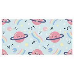 Cute-planet-space-seamless-pattern-background Banner And Sign 4  X 2  by uniart180623