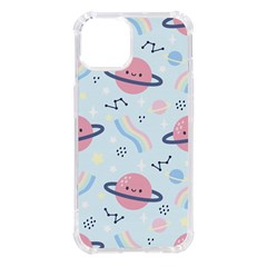 Cute-planet-space-seamless-pattern-background Iphone 14 Tpu Uv Print Case