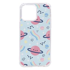 Cute-planet-space-seamless-pattern-background Iphone 14 Pro Max Tpu Uv Print Case by uniart180623