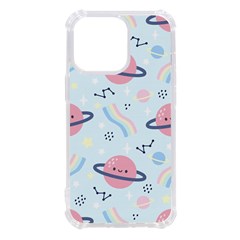 Cute-planet-space-seamless-pattern-background Iphone 13 Pro Tpu Uv Print Case