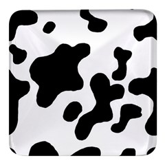 Cow Pattern Square Glass Fridge Magnet (4 Pack)