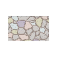 Cartoon-colored-stone-seamless-background-texture-pattern Sticker Rectangular (10 Pack) by uniart180623