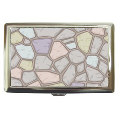 Cartoon-colored-stone-seamless-background-texture-pattern Cigarette Money Case by uniart180623