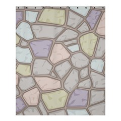 Cartoon-colored-stone-seamless-background-texture-pattern Shower Curtain 60  X 72  (medium) 