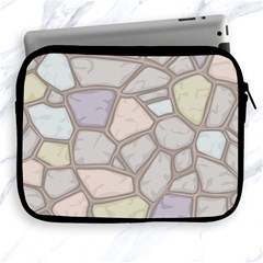 Cartoon-colored-stone-seamless-background-texture-pattern Apple Ipad 2/3/4 Zipper Cases by uniart180623