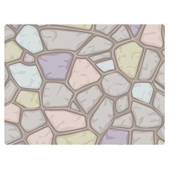 Cartoon-colored-stone-seamless-background-texture-pattern Premium Plush Fleece Blanket (extra Small) by uniart180623