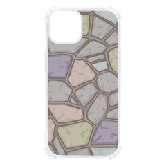 Cartoon-colored-stone-seamless-background-texture-pattern Iphone 13 Tpu Uv Print Case by uniart180623