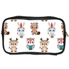 Cute-cartoon-boho-animals-seamless-pattern Toiletries Bag (two Sides) by uniart180623