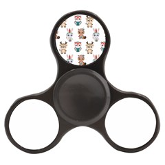 Cute-cartoon-boho-animals-seamless-pattern Finger Spinner by uniart180623