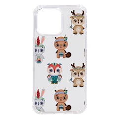 Cute-cartoon-boho-animals-seamless-pattern Iphone 14 Pro Max Tpu Uv Print Case by uniart180623