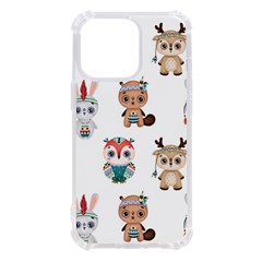 Cute-cartoon-boho-animals-seamless-pattern Iphone 13 Pro Tpu Uv Print Case