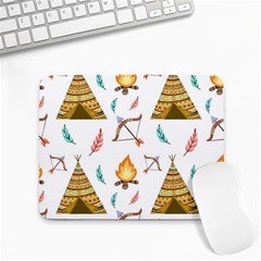 Cute-cartoon-native-american-seamless-pattern Small Mousepad by uniart180623