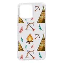 Cute-cartoon-native-american-seamless-pattern Iphone 14 Pro Max Tpu Uv Print Case