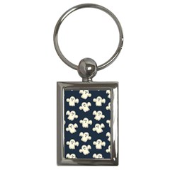 Hand-drawn-ghost-pattern Key Chain (rectangle) by uniart180623