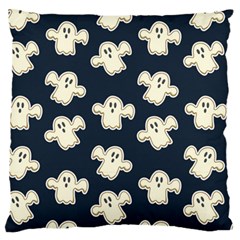 Hand-drawn-ghost-pattern Large Cushion Case (one Side) by uniart180623