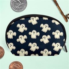 Hand-drawn-ghost-pattern Accessory Pouch (large) by uniart180623