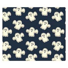 Hand-drawn-ghost-pattern Premium Plush Fleece Blanket (small) by uniart180623