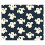 Hand-drawn-ghost-pattern Premium Plush Fleece Blanket (Small) 50 x40  Blanket Front